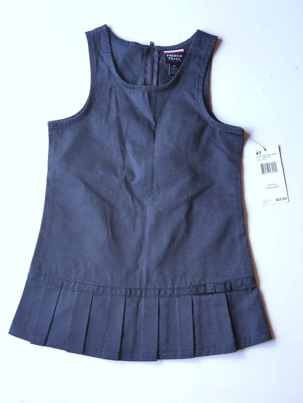 NWT French Toast Navy Uniform Girls Jumper Dress Sz 4 Girls Preschool